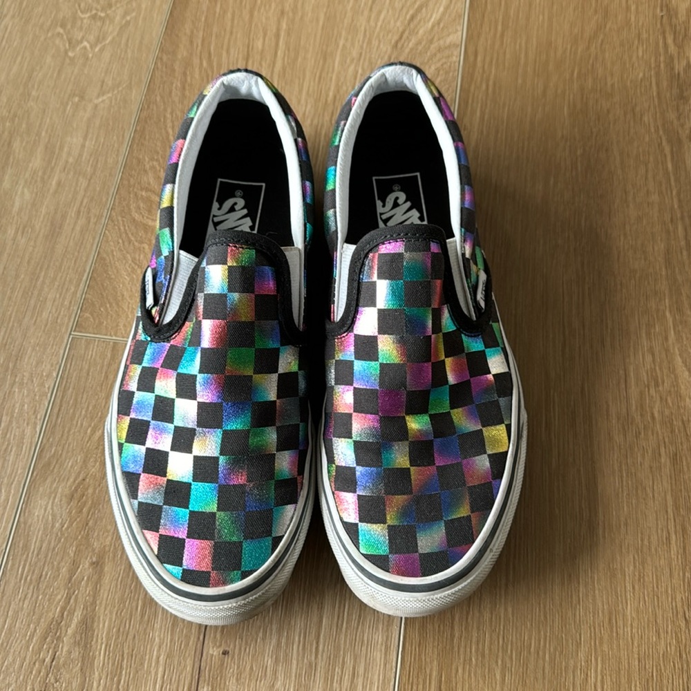 Rare Rainbow Prism Checkerboard Vans